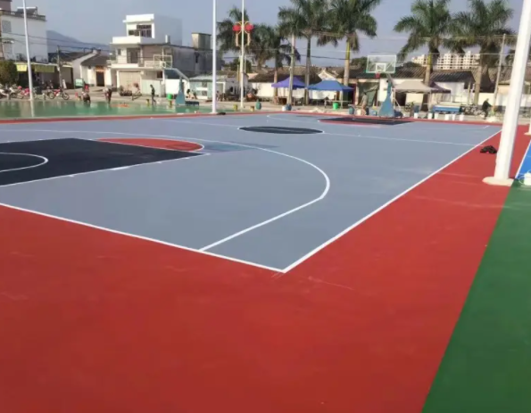 硅PU籃球場